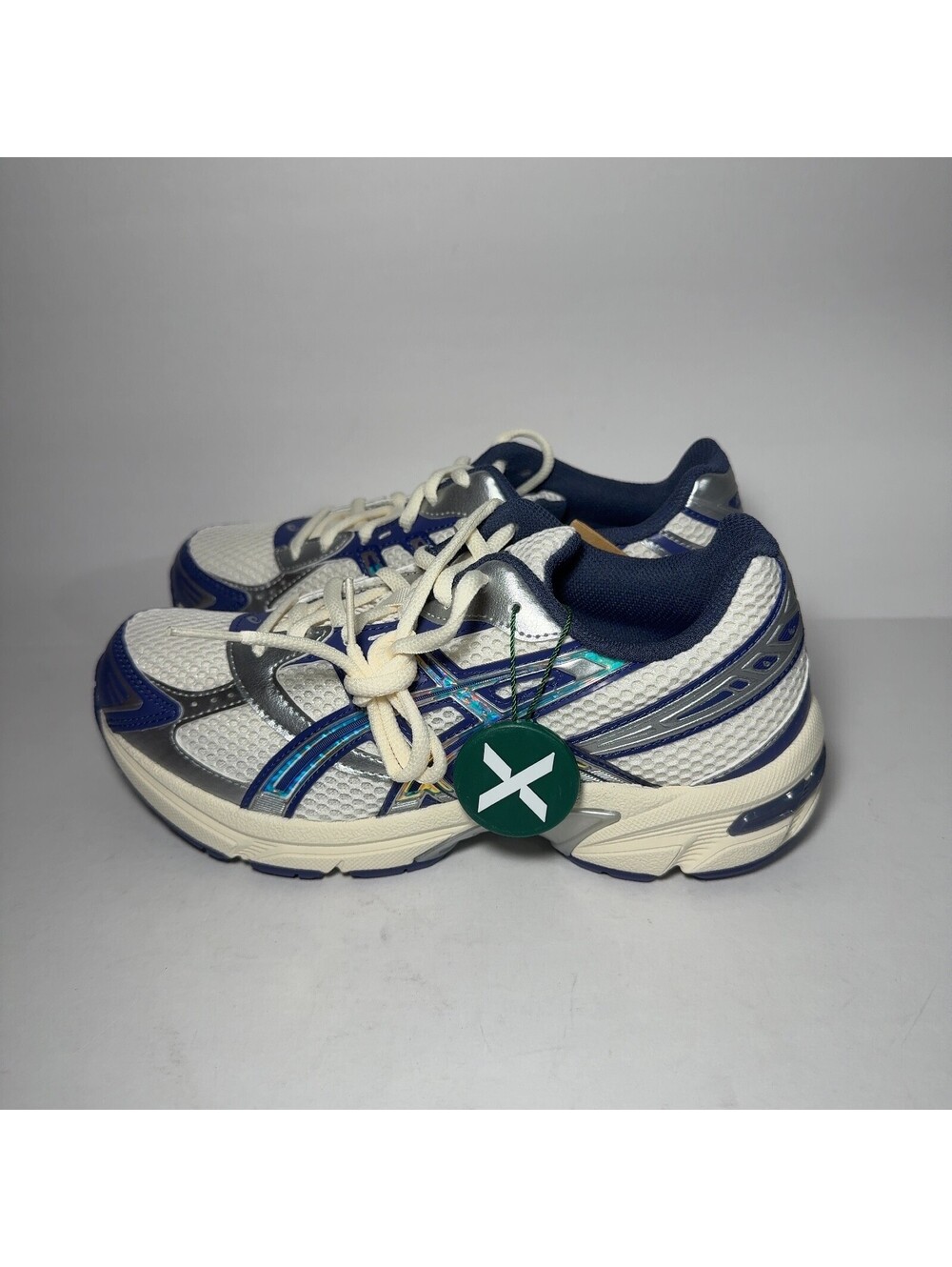 ASICS Gel-1130 Women's 7 Men's 5.5 Cream Skipper Blue 1202A528-100
